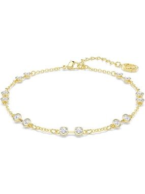 New Swarovski Gold Crystal Station Bracelet Remix Collection